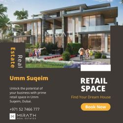 Retail Space in Umm Suqeim Prime Commercial Locations in Dub