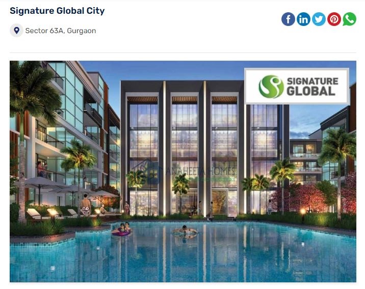 Signature Global City Sector 63 Gurgaon