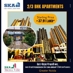Ultra Prime apartments in Gr. Noida| SKA Metro Ville