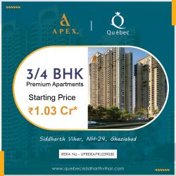 3/4 bhk luxury apartments for sale in Ghaziabad