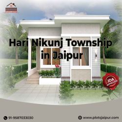 Best plots in Hari Nikunj Township Jaipur