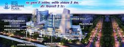 150 sq ft Galaxy Blue Sapphire Plaza shop for sale in Sector