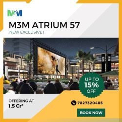 Prime Commercial Space in Gurgaon: M3M Atrium 57 Now Availab
