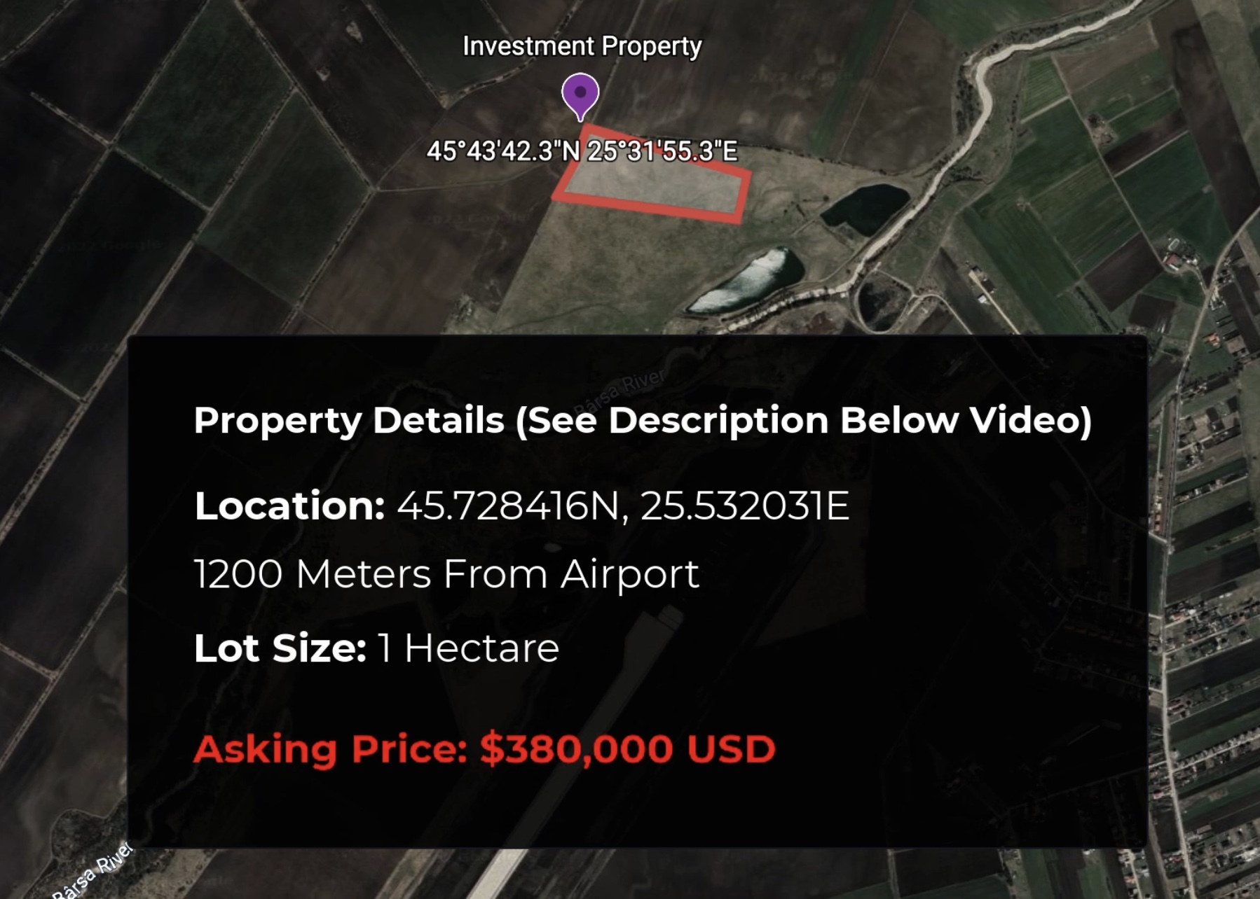 RARE INVESTMENT OPPORTUNITY! THE LAND OF DRACULA FOR SALE! 