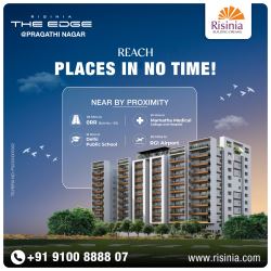 2 and 3Bhk Flats For Sale In Pragathi Nagar | The Edge by Ri