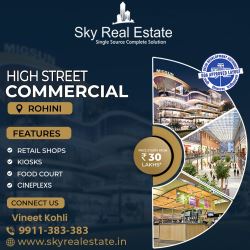 Best Property Dealer in Delhi, Commercial Properties in Rohi