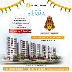 Gated community apartments in bachupally | Sujay Infra