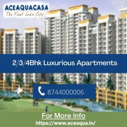 Ace Aqua Casa- The First lake City With 2/3/4BHK Apartments