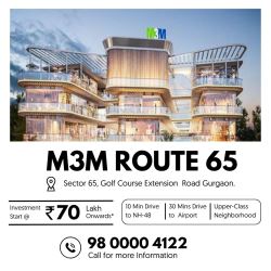 M3M Route Sector 65 Gurgaon | Commercial Property For Sale |