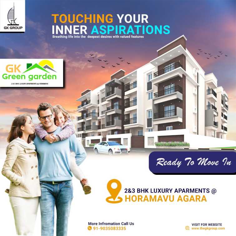  Luxury living apartment for sale in Bangalore|GK Group