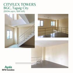 Taguig 1 bedroom condo w/parking for sale in BGC near S&R