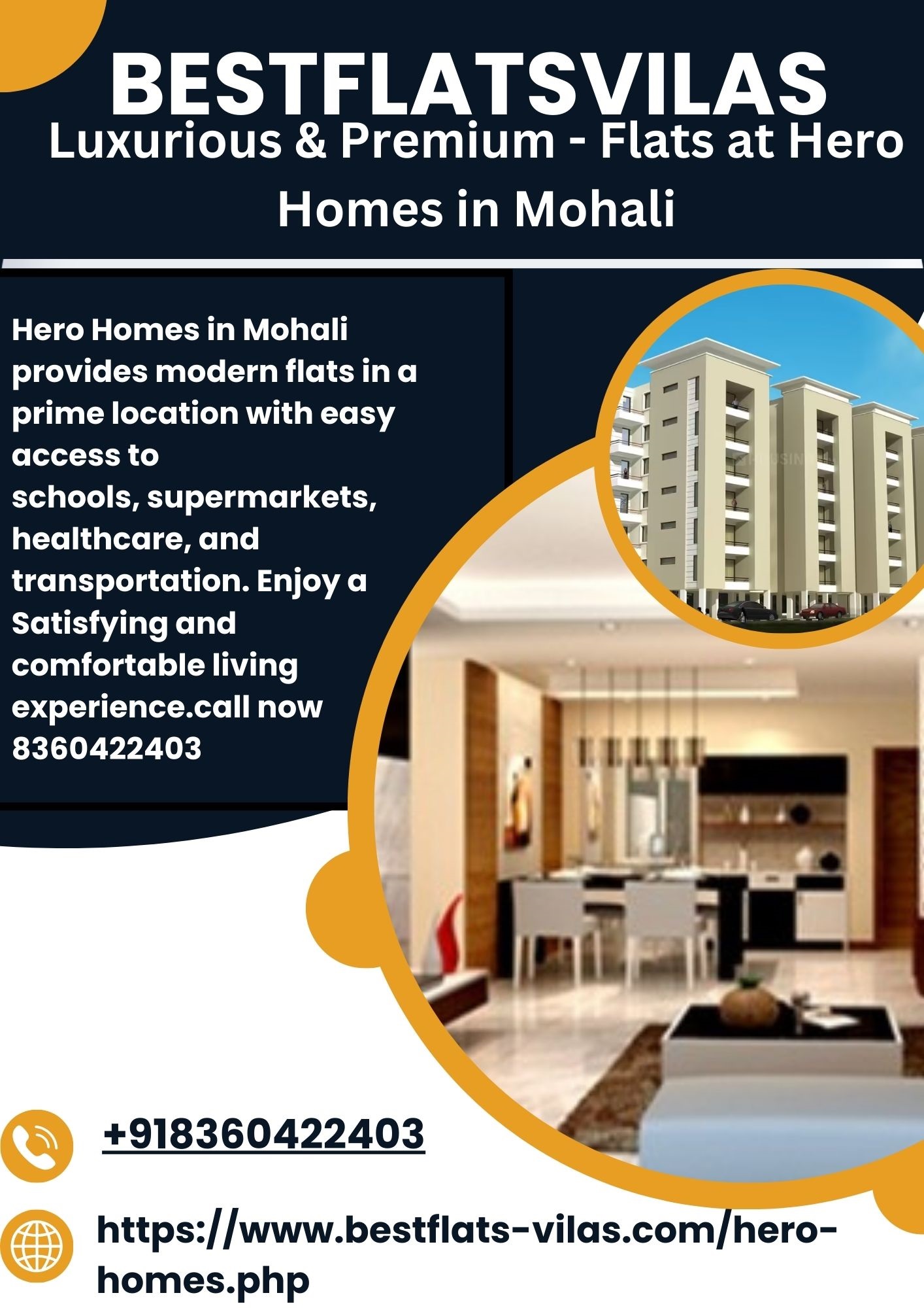Luxurious & Premium - Flats at Hero Homes in Mohali