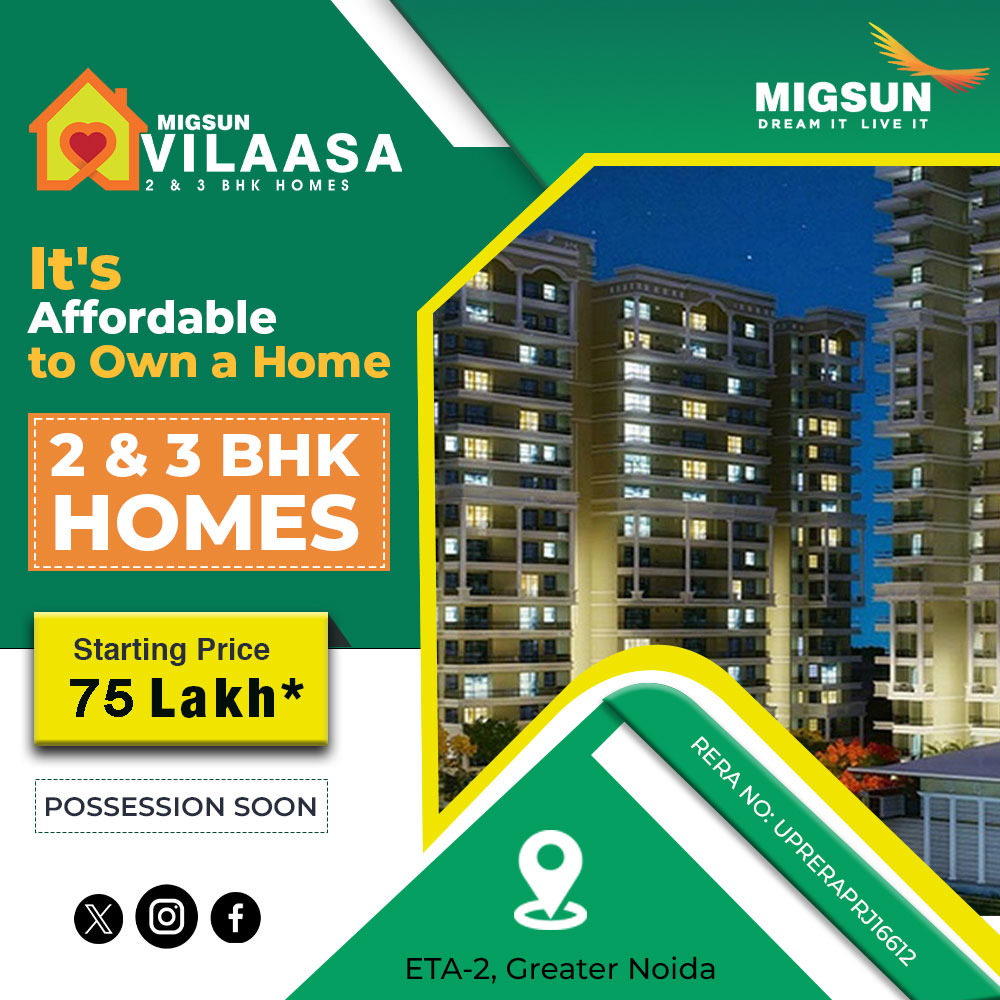 Migsun Vilaasa | 2/3 Bhk Luxury Apartments in Greater Noida