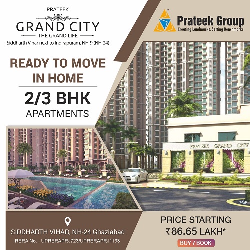 Prateek Grand City | 2/3 Bhk Apartments | NH24, Ghaziabad