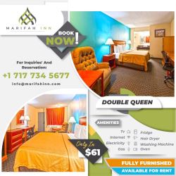 Fully furnished Double Queen Room for rent in Salina, KS. 