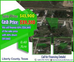 0.40 acre-lot Nestled in the Scenic Liberty County, TX
