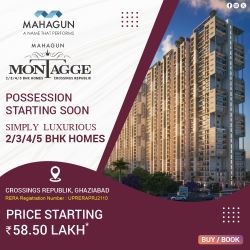3/4 BHK Apartments by Mahagun Montagge in Crossings Republik
