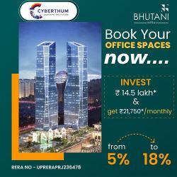 booking a Commercial Office Spaces by Bhutani Cyberthum