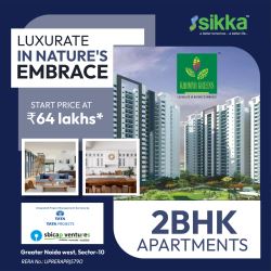 2 BHK Apartments by Sikka kaamya greens in Greater Noida