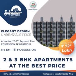  Beautiful 2/3 BHK Apartments by Apex Splendour in Noida