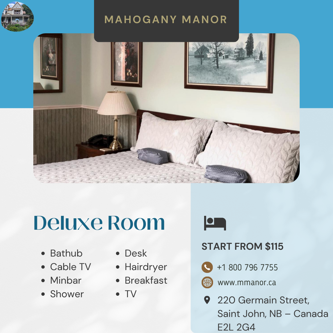 Mahogany Cozy Inn: Charming Bed and Breakfast Saint John NB