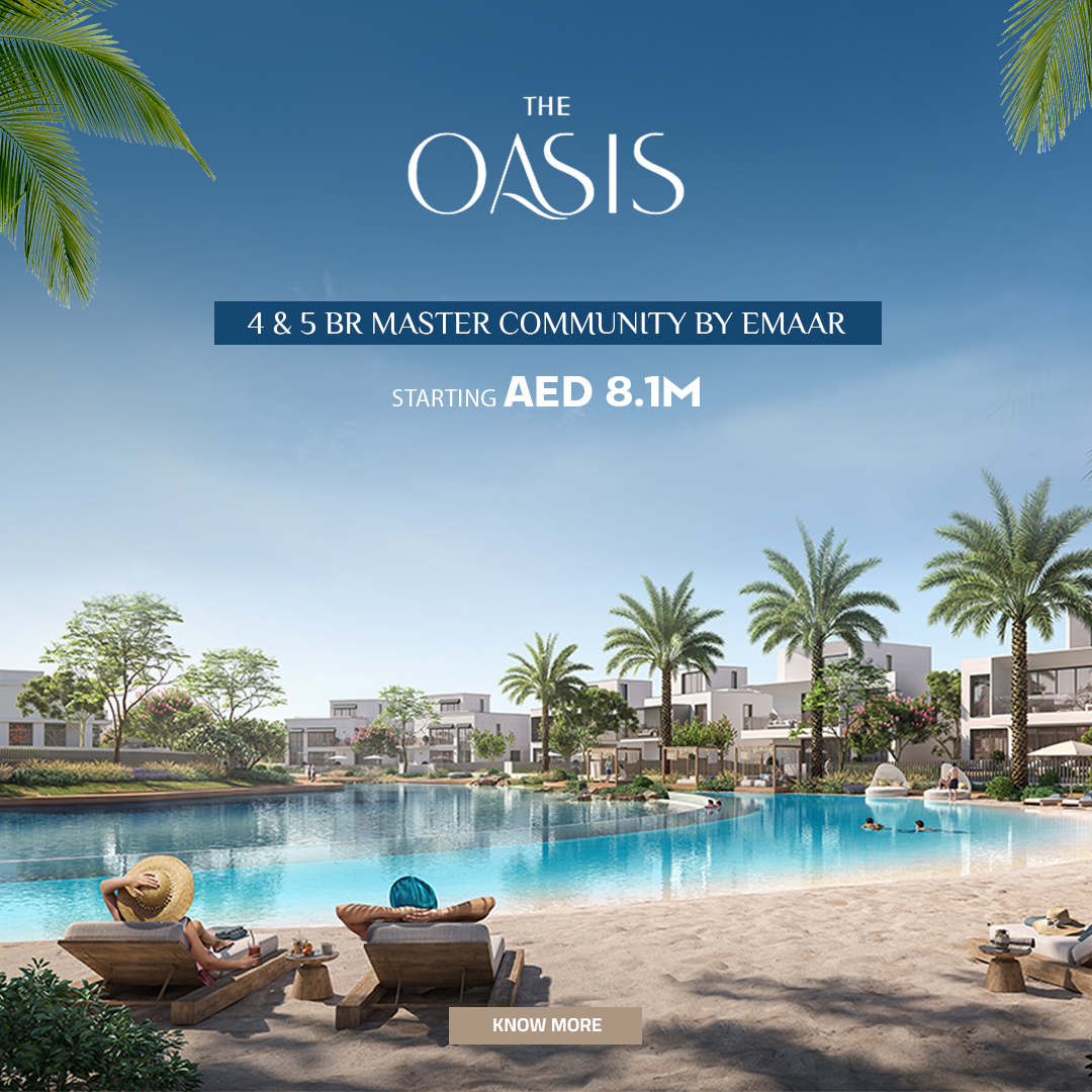 Waterfront Villas for Sale in The Oasis, Dubailand