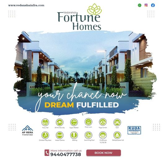 Exclusive 3BHK and 4BHK Duplex Villas with home theater Kurn