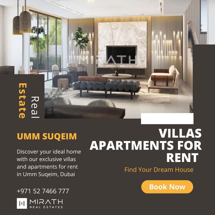 Brand New Villas & Townhouses in Jumeirah Umm Suqeim | Moder