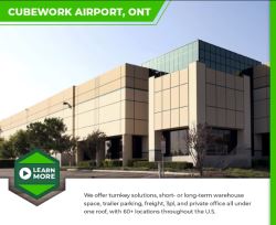 Flexible Office Space at Cubework Ontario (Airport) 