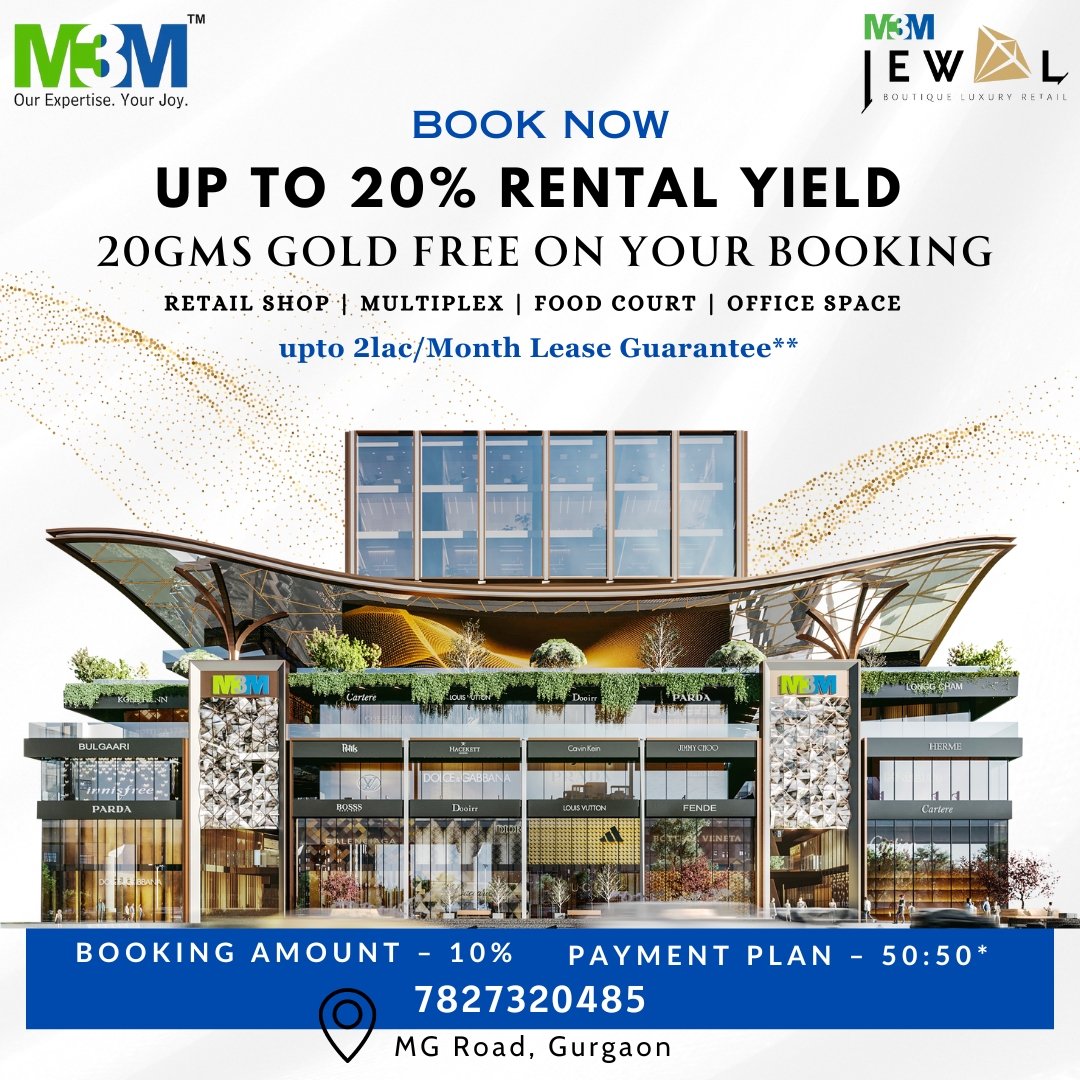 Invest Smartly with M3M Jewel, Sector 25