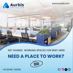 Aurbis your ideal shared office space for rent in Bangalore 