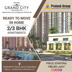 Prateek Grand City | 2/3 Bhk  Apartments | NH24, Ghaziabad