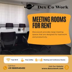 DexCoWork|Meeting Rooms For Rent in Bangalore