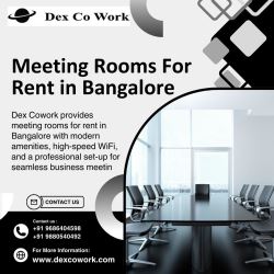 Meeting Rooms For Rent in Bangalore | Coworking Office Space