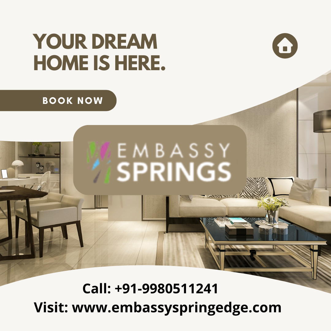 Embassy Edge 2 & 3 Bedroom Springs Apartments Devanahalli 