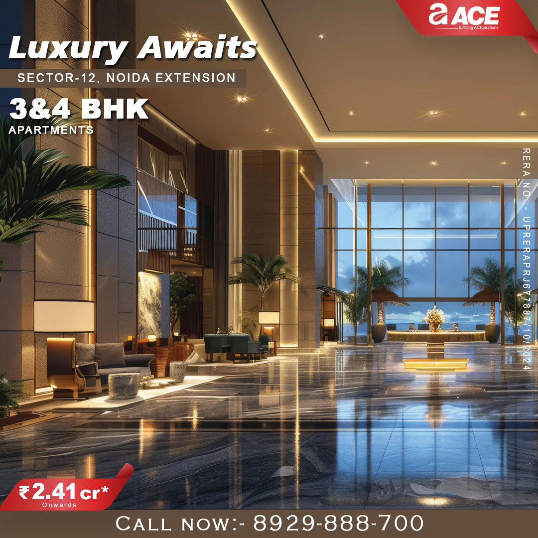 Ace Hanei Luxury Living In Sector 12 Noida RERA Registered