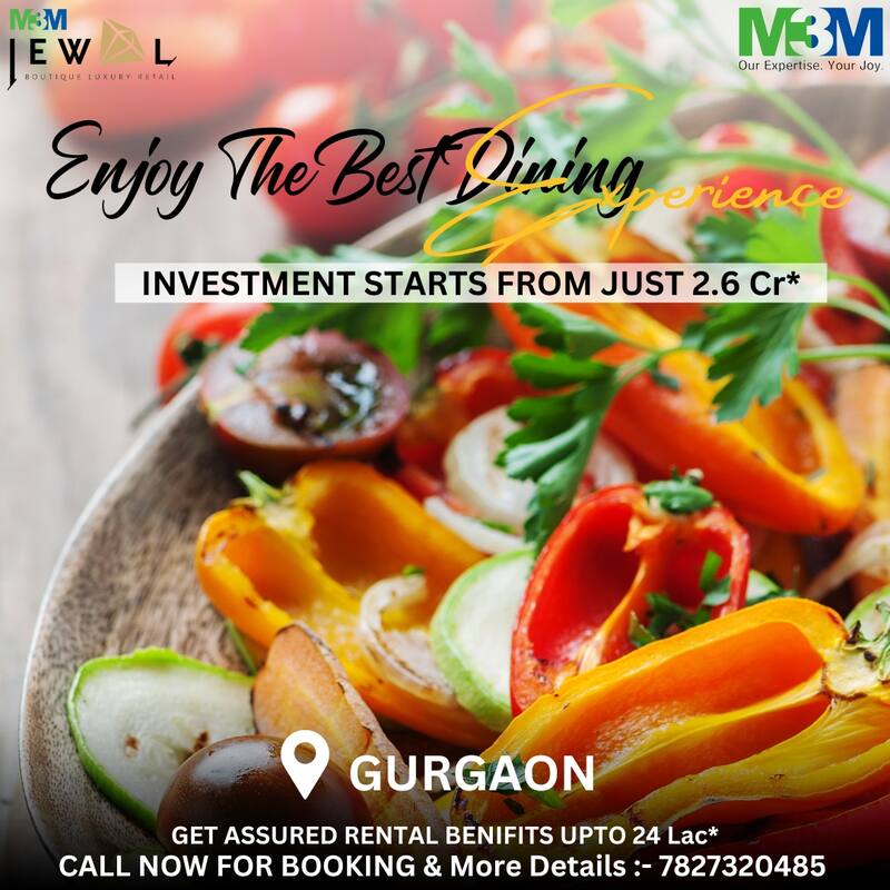 M3M Jewel Sector 25, Gurgaon: The Newest Hotspot 