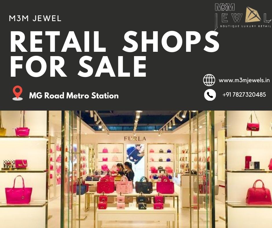 At M3M Jewel Gurgaon, discover exclusive retail spaces!