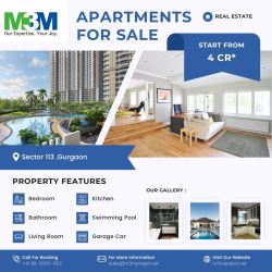 M3M Golf Estate SCDA Sector 113 Gurgaon