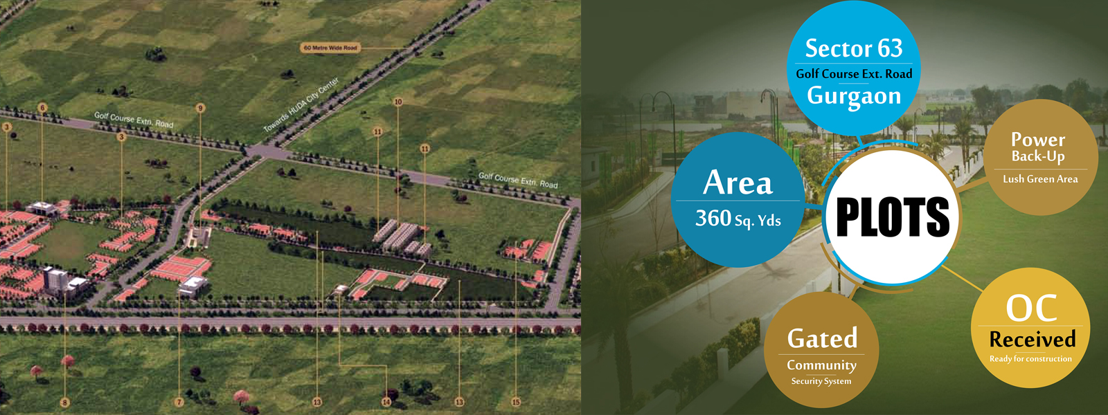 Plots for sale in golf course road Gurgaon