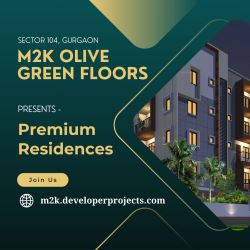 M2K Olive Green Floors Gurugram: Thoughtful Design 