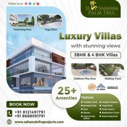 3BHK and 4BHK villas near Sudireddypalli Road || SS Sahasra 