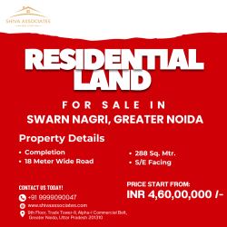 Residential Land for Sale in Swarn Nagri, Greater Noida