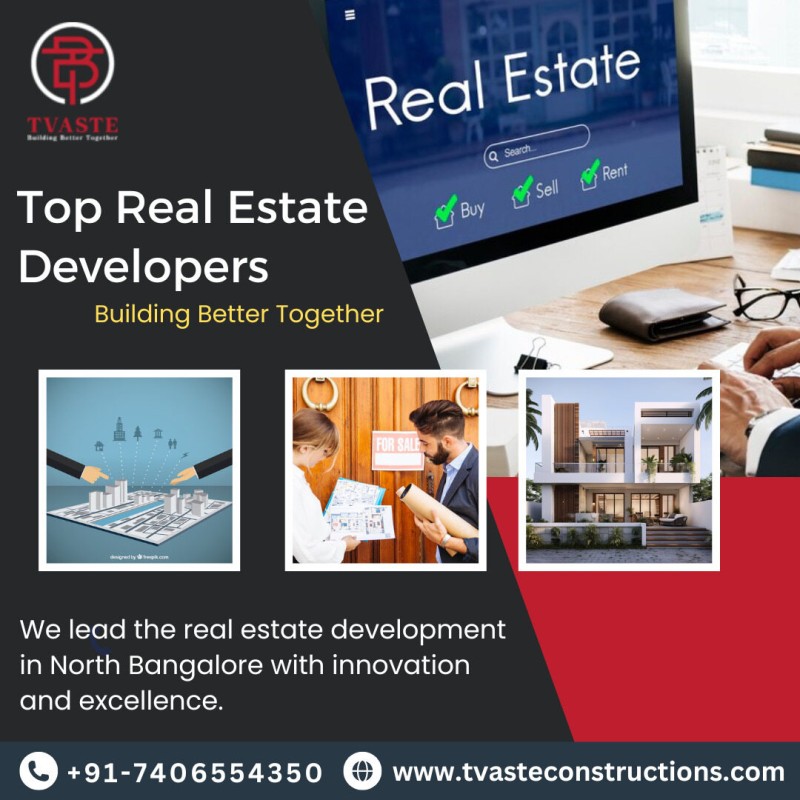 Top Real Estate Developers in North Bangalore | Tvaste Const