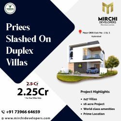 Ready to Upgrade Your Lifestyle with Villas in Kollur ?